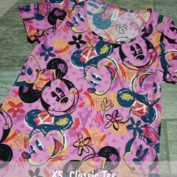LuLaRoe Tops - NEW XS LuLaRoe Disney Classic T